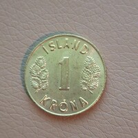Izland 1 korona, 1974