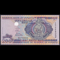 Vanuatu 200 Vatu 1995 P-8a UNC