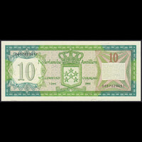 Holland Antillák 10 Gulden 1984 P-16b UNC