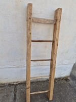 Antik fa létra népi fa létra falusi régiség antik dekoráció vintage paraszt tárgyak pajta létra