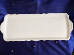 Art Deco Crest Mark White Zsolnay Dessert Plate