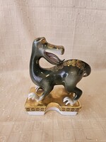 Hollóházi art deco Sárkány Ritka!