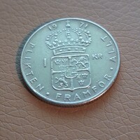 Svédország 1 Korona, 1971