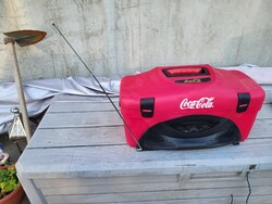 Retro Coca-Cola Music Box AM-FM rádiós hűtőtáska
