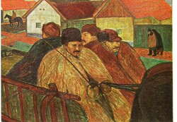 Képeslap: Kurucz D. István festménye.