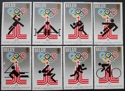 KS810 / Belize 1979 Olimpia Moszkva bélyegsor postatiszta