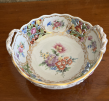 Lace Dresden, Dresden porcelain plate, serving dish
