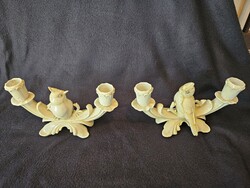 Ens Madaras gyertyatartó párban Ritka!