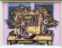 Xantus Gyula painting