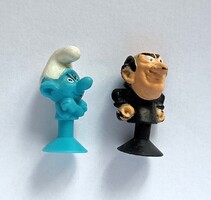 2 db eredeti Stikeez Peyo Hupikék törpikék figura