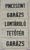Zománc tábla