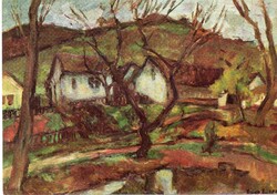 Postcard: Vass Elemér's painting