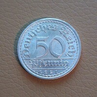 Németország 50 pfennig, 1921 - A