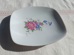 Hollóházi porcelán Hajnalka mintás hamutál, ékszertartó tálka