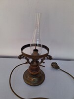 Vintage stílusú sárgaréz asztali lámpa
