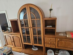 Vintage display cabinet set, 5-piece, like new