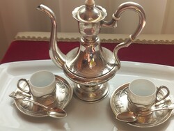 Silver Two-Person Moka Set (338g)