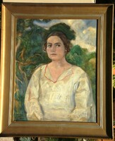 (K) Gara Arnold (1882-1929) : Női portré