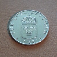 Svédország 1 Korona, 1980