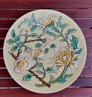 Hollóházi ceramic large wall plate
