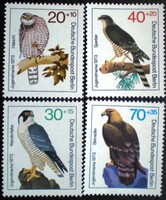 BB442-5 / Németország - Berlin 1973 Ifjúságvédelem - madarak bélyegsor postatiszta