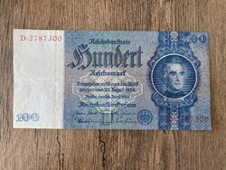 Németország 100 Reichsmark 1935 VF+