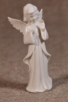 Dresden porcelán Putti angyal zenész figura Németország