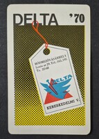 DELTA Szentes Szeged szaküzlet rádiók magnók TV kártyanaptár 1970