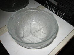 Retro arcoroc france leaf pattern small bowl