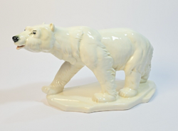 Nagyméretű ENS porcelán jegesmedve