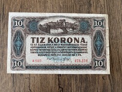 10 Korona 1920 VG+