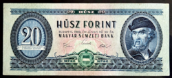 20 Forint 1969, VF+.