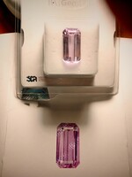 Luxusékszerbe babypink nagyméretű kunzite,gyüjtői darab