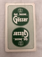 Gösser francia schnaps kártya