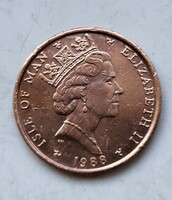Isle of Man 1 penny 1988 (H87)