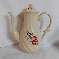 Vintage Romanian Faimar ceramic teapot / coffee pot with lid (22 cm, marked)