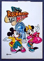 Disney  / Mickey ,  Minnie ,  rock-and-roll  -  képeslap     1991