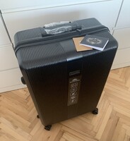 Új címkés polikarbonát policarbonat TSA záras nagy Wittchen extra bőrönd