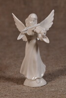 Dresden porcelán Putti angyal zenész figura Németország