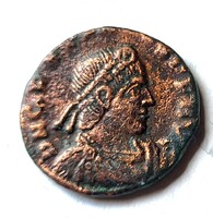 Roman bronze GRATIANUS ruler prisoner with back (P47)