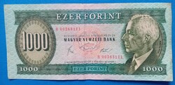 1000 Forintos 1983 március "B"   ritka