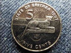 Eritrea Állam (1993-0) 5 Cent 1997