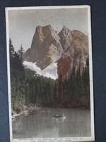 Régi képeslap Emerald Lake Mt Burgess Yoho Valley Field, B.C. Kanada