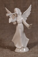 Dresden porcelán Putti angyal zenész figura Németország