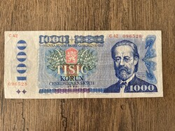 Csehszlovákia 1000 Korona 1985 F+