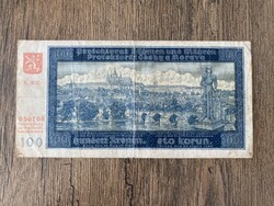 Cseh-Morva Protektorátus 100 Korona 1940 F