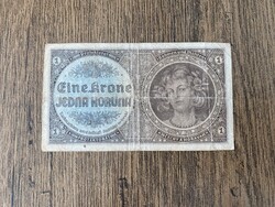 Cseh-Morva Protektorátus 1 Korona 1940 VG+