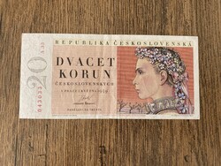 Csehszlovákia 20 Korona 1949 XF+