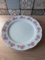 Kínai porcelán lapostányérok rózsa motívummal (6 db)