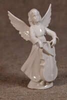 Dresden porcelán Putti angyal zenész figura Németország